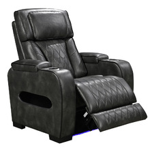 Frederick LED Faux Leather Recliner Armchair